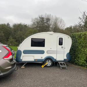 Personalizado al aire libre Camping coche fuera de la carretera remolque de viaje Mini lágrima Camper Van RV caravana remolque para la venta - Product Image 2