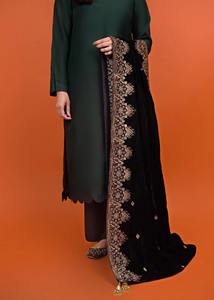 Professional Manufacturer's High Quality <b>Embroidered</b> Wool <b>Shawl</b> for Women Soft Top Fabric Bulk Quantity for Muslims - Product Image 2