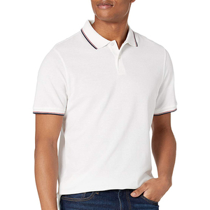 เสื้อโปโลสำหรับผู้ชายเสื้อ240 GSM ดีไซน์แบบคลาสสิกดีไซน์โลโก้ตามสั่ง - Product Image 5