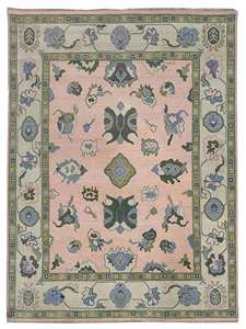 พรมขนสัตว์ทอมือแบบอูชาค สีพื้น ขนหนานุ่มพิเศษ ด้านหลังทำจากยางลาเท็กซ์ ปมแน่น ไม่ลื่น ซักได้ สำหรับปูพื้นบ้าน ราคาโรงงานจากอินเดีย - Product Image 4