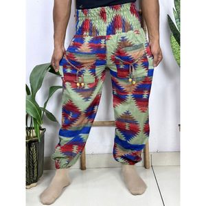 Yak <b>Wool</b> Blend Boho Unisex Harem <b>Pant</b> Aztque Geometric Pattern Comfortable Non-Dermatological Hipster Tribal Trouser Handmade - Product Image 4