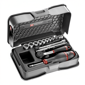 Juego de Llaves de Tubo Facom de 15 Piezas, Métricas de 1/4'' y 6 Puntas - Product Image 2