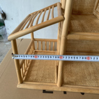 Maison de poupée de haute qualité pour les aventures sauvages pour l'imagination Little One Rattan Doll House Made in Vietnam