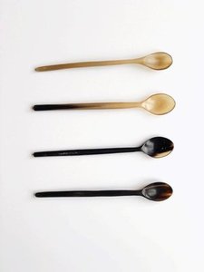 Combo corne Design cuillères épandeur corne couverts ensemble meilleure vaisselle finition personnalisée conception couverts à manger couverts disponibles - Product Image 4