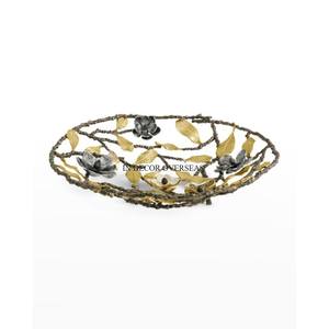 Lot de 2 Bol de service et de décoration en métal de haute qualité, plaqué or, design unique et très chic à prix compétitif - Product Image 4