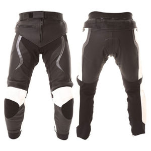 Pantalones de cuero de seguridad para motocicleta/motocicleta, pantalones de cuero para motociclista, tela de cuero de alta calidad, pantalones impermeables para carreras de motos - Product Image 4