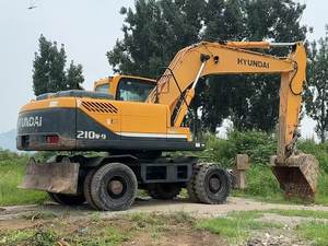 รถตักดินระบบไฮดรอลิกตีนตะขาบ-ชนิด210w-9ฮุนได12ตันประกอบด้วยเครื่องยนต์มอเตอร์เกียร์ส่วนประกอบหลักที่ใช้จากเกาหลี - Product Image 3