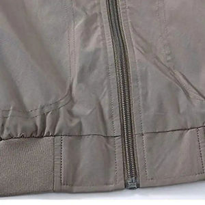 2026 Clothing Manufacturers Custom Windbreaker Stand Polyester/Cotton Washed Vintage <b>Thick</b> Windproof Climbing <b>Jacket</b> Bamboo - Product Image 6