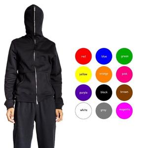 Sweat à capuche zippé surdimensionné pour homme, personnalisé, de haute qualité, avec fermeture éclair intégrale, en polaire épaisse, fabriqué au Pakistan - Product Image 4