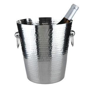Seau à glace Baignoire à boissons pour les événements et les fêtes Seau de fête en étain martelé pour boissons en gros - Product Image 6