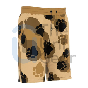 Short de basket-ball en maille personnalisé pour hommes Short de sport de couleur unie avec imprimé rétro vintage Style Streetwear Design uni pour femmes - Product Image 5