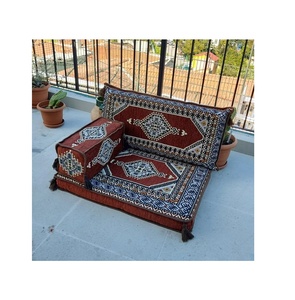Asientos de suelo árabe Sofá de suelo árabe Piso de asiento Árabe | 90x70x10cm 3 piezas 1 Juego - Product Image 1