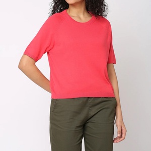 Camisetas de manga corta para mujer, nueva moda, diseño personalizado, camisetas de gran venta para mujer de Bangladesh - Product Image 1