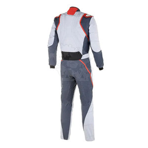 Trajes de Carreras para Hombre con Servicio OEM, de Poliéster/Algodón Impermeable, Manga Larga, Nombre del Equipo Personalizado, Panel de Color Rojo y Negro - Product Image 4