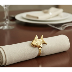 Hanukkah Napkin Rings Gold Metal Menorah Napkin Holders Elegant Chanukah Serviette Buckles For Dinner Party <b>Table</b> Decor - Product Image 4
