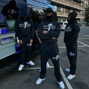 2025 New <b>Men's</b> Fashion Casual Tracksuits Outdoor Fitness Jogging Hooded Sets Sports Luxury Hoodie Drawstring Pants Suit <b>Clothing</b> - Product Image 4