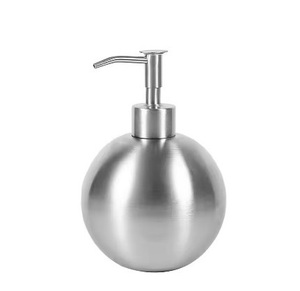 Top Quality Metal Liquid Soap & Shampoo <b>Dispenser</b> With <b>Pump</b> Silver Color Plated Attractive Look Bathroom & Washroom Accessories - Product Image 3
