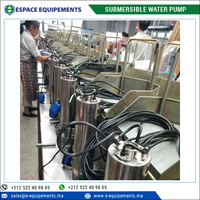 Pompe à eau submersible haute pression en acier inoxydable de performance supérieure avec interrupteur flottant pour le drainage des eaux usées et l'alimentation en eau