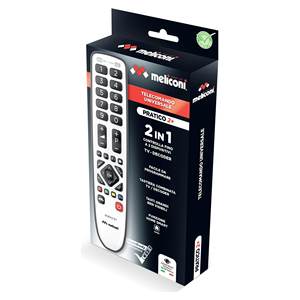 Control Remoto Universal para TV GUMBODY Pratico 2+ Plateado y Negro Modelo 806170 - Product Image 2
