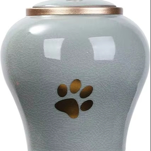 Handmade <b>Large</b> Adult Mosaic Aluminium Glass Cremation <b>Urn</b> Unique Funerals Supply With Individual Tiles Applied Burial - Product Image 1