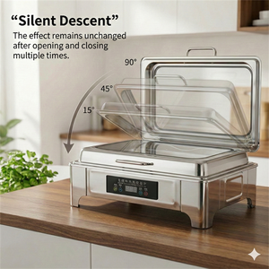 פלטת חימום חשמלית מנירוסטה, סיר חימום מסחרי לאוכל, צ'ייפינג דיש למלון, מסעדה וקייטרינג - Product Image 5