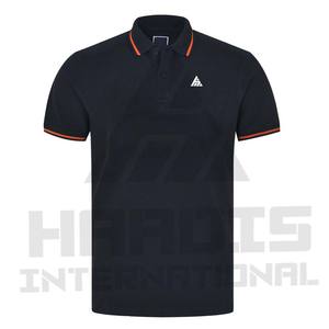 Hombres Casual Business Wear 100% Algodón Manga corta Polos Último diseño Hombres Wear Polos - Product Image 1