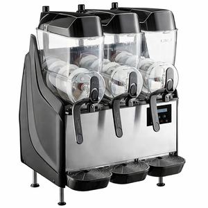 Máquina de Granizados/Bebidas Congeladas Triple de 3.2 Galones, Dispensador de Granita con Control Digital, Refrigerante R-290, 115V, Descongelación por Gas Caliente - Product Image 4