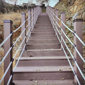 Anywood WPC Wood-<b>Plastic</b> Composite Deck Korea's High-End Certified Anti-Slip Waterproof Outdoor Solid Contemporary - Product Image 3