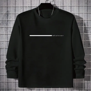 Camiseta de Algodón de Punto Sólido Estilo Hip Hop, 100% Algodón, Cuello Alto, Manga Corta, Alta Calidad, Superventas, Precio Razonable - Product Image 3