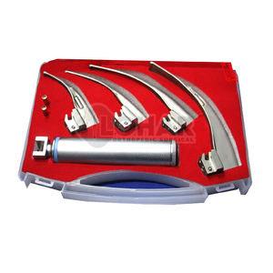 Juego de laringoscopio Mac con juego de diagnóstico 5 cuchillas con 1 mango de batería Instrumentos quirúrgicos alemanes de acero inoxidable - Product Image 2