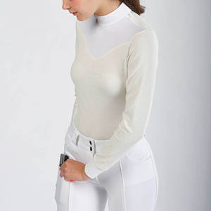 Camisas personalizables de alta demanda para mujer, capa Base, ropa ecuestre al por mayor, camisa para montar a caballo - Product Image 2