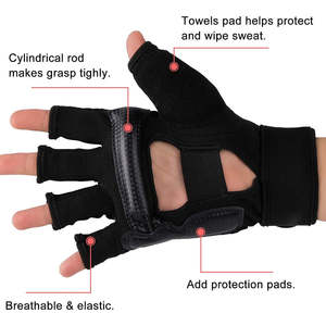 Guantes profesionales de combate MMA Equipo de boxeo de cuero más vendido Tren para adultos Competir Tamaños profesionales Impreso profesional - Product Image 3