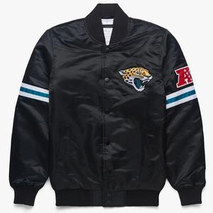 Chaqueta universitaria de satén brillante Unisex estilo bombardero retro logotipo personalizado y pedidos a granel - Product Image 1