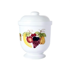 Rumtopf 5L White <b>Jar</b> with Colorful Decoration - Product Image 3