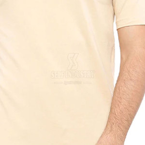 เสื้อยืดคอกลมผ้าคอตตอนสำหรับผู้ชายเสื้อยืดสำหรับผู้ชายแบบ100% โลโก้ OEM ตามสั่ง - Product Image 6