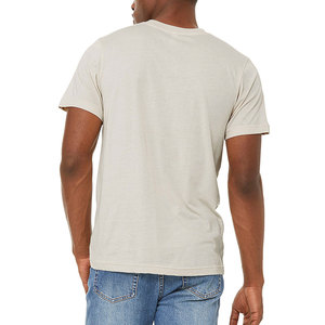 Camiseta de Verano para Hombre al por Mayor, Cuello Redondo, 100% Algodón, Transpirable y Suave, con Logotipo Impreso Digital, Mangas Cortas - Product Image 3