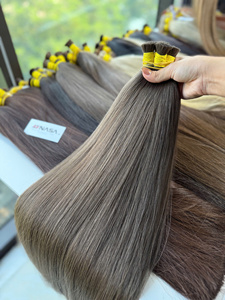 Extensiones de Cabello Humano Vietnamita de 100g, Color Claro, 60cm de Largo, Súper Dobles, en Paquetes, Ondulado Natural - Product Image 5