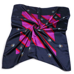 Wholesale Custom Printed Square <b>Scarf</b> Fabric With Branding Label Service For Corporate Promotion And Advertising - Product Image 1