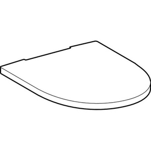 Abattant de toilette Geberit VIVANO ES avec mécanisme de descente automatique et charnières à fermeture douce Blanc - GEBERIT - Product Image 3