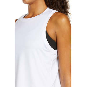 Camiseta Deportiva de Verano para Mujer, de Secado Rápido, Transpirable, Lisa, con Logotipo Personalizado, de Algodón/Fibra de Bambú - Product Image 5