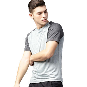 Style personnalisé 100% coton hommes T-shirts décontracté uni à manches courtes grande taille panneau anti-rides en vente - Product Image 4