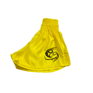 กางเกงมวยไทยขาสั้นสำหรับผู้ชายสวมใส่สบายเหมาะสำหรับนักกีฬาศิลปะการต่อสู้การฝึกซ้อมคิกบ็อกซิ่งและการแสดงยิม - Product Image 1