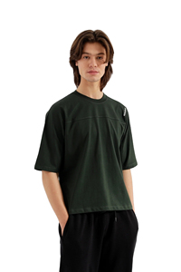 Custom Manufacturer's Heavyweight 100% Cotton Boxy Fit T-Shirt Drop Shoulder Oversized Tee for Screen Printing OEM Service - Product Image 2