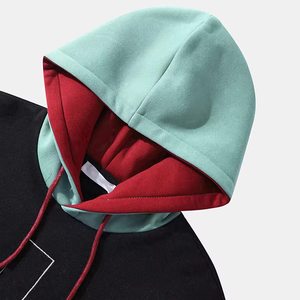 เสื้อกันหนาวมีฮู้ดสำหรับผู้ชายเสื้อ100% ผ้าฝ้ายกันหดมีซับในดีไซน์แบบถักโลโก้ - Product Image 5