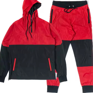 Chándal Deportivo Informal para Hombre, Transpirable, 100% Nailon, con Logotipo Personalizado, Diseño 2 en 1, Estampado, para Invierno - Product Image 2