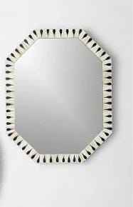 Miroirs muraux en incrustation d'os faits à la main en gros forme ronde et octogonale pour la décoration de la maison moderne au meilleur prix - Product Image 5