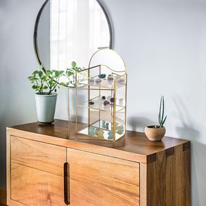 Boîte à bijoux vintage en verre et laiton, fabriquée à la main avec dimensions personnalisées pour le rangement et la décoration à la maison et au bureau, export en gros - Product Image 6
