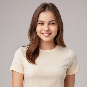 Camiseta de Cuello Redondo para Niña, Suave al Tacto, Diseñada con Tela de Calidad, Acabado Impecable que Garantiza Comodidad, Estilo y Larga Duración, Ropa Infantil - Product Image 4