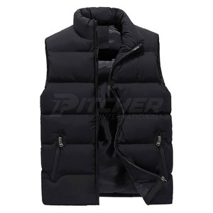 Chaleco acolchado de poliéster de nailon de invierno transpirable informal más vendido para hombres Diseño y logotipo personalizables Hecho en Pakistán - Product Image 1