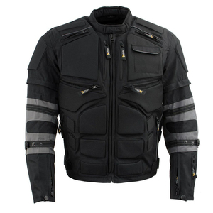 Vêtements de sport de moto de haute qualité unisexe veste de sport automobile avec col montant design avec logo personnalisé style cuir fin - Product Image 6